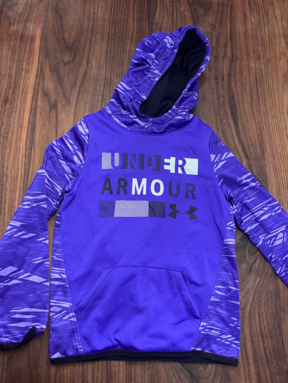 UNDER ARMOUR ColdGear Hoodie Sweatshirt Sweater Girls Youth Size Medium Pullover